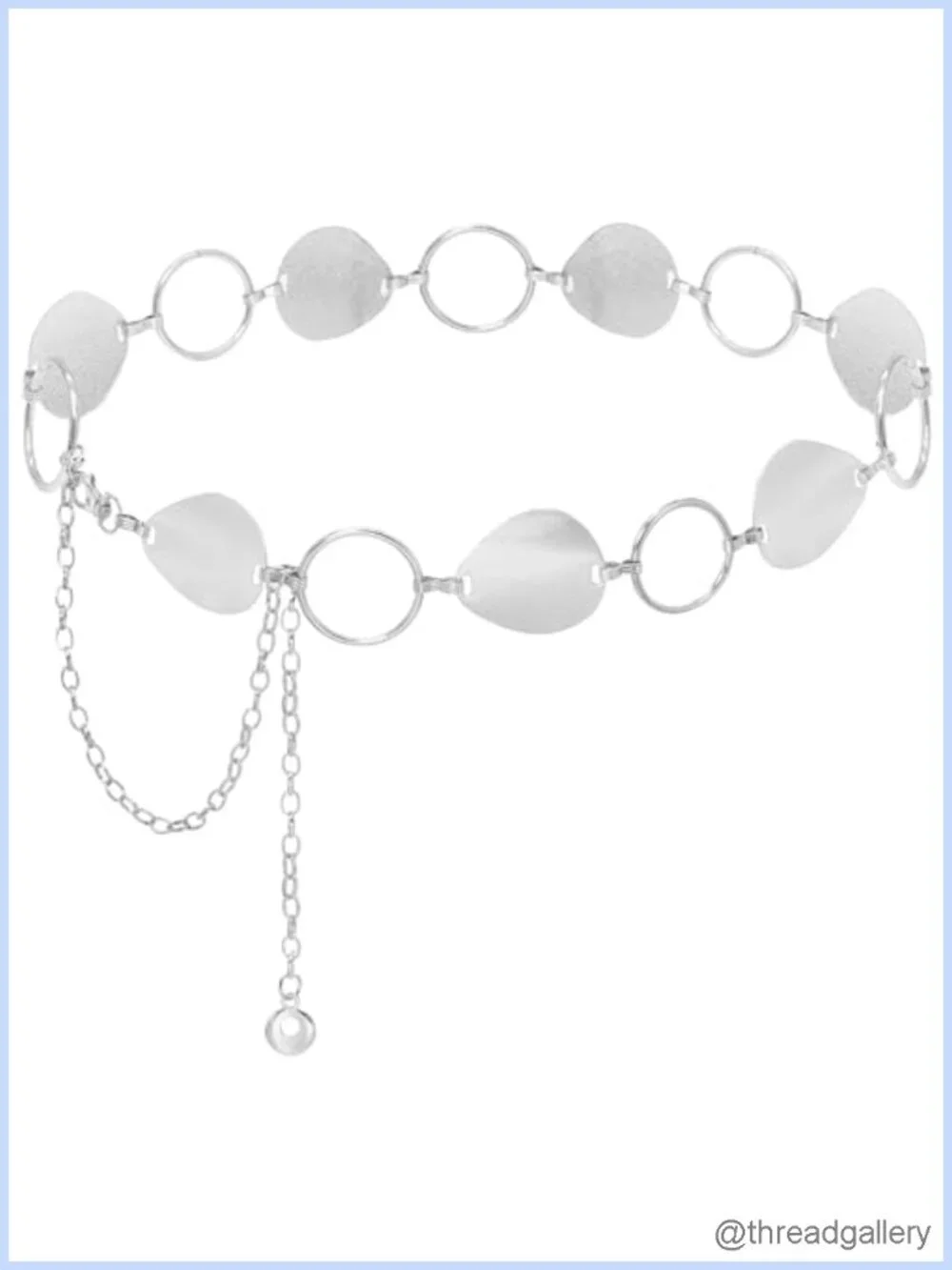 Fashion Waist Chain Women Boho Metal Chain Belt for Jeans